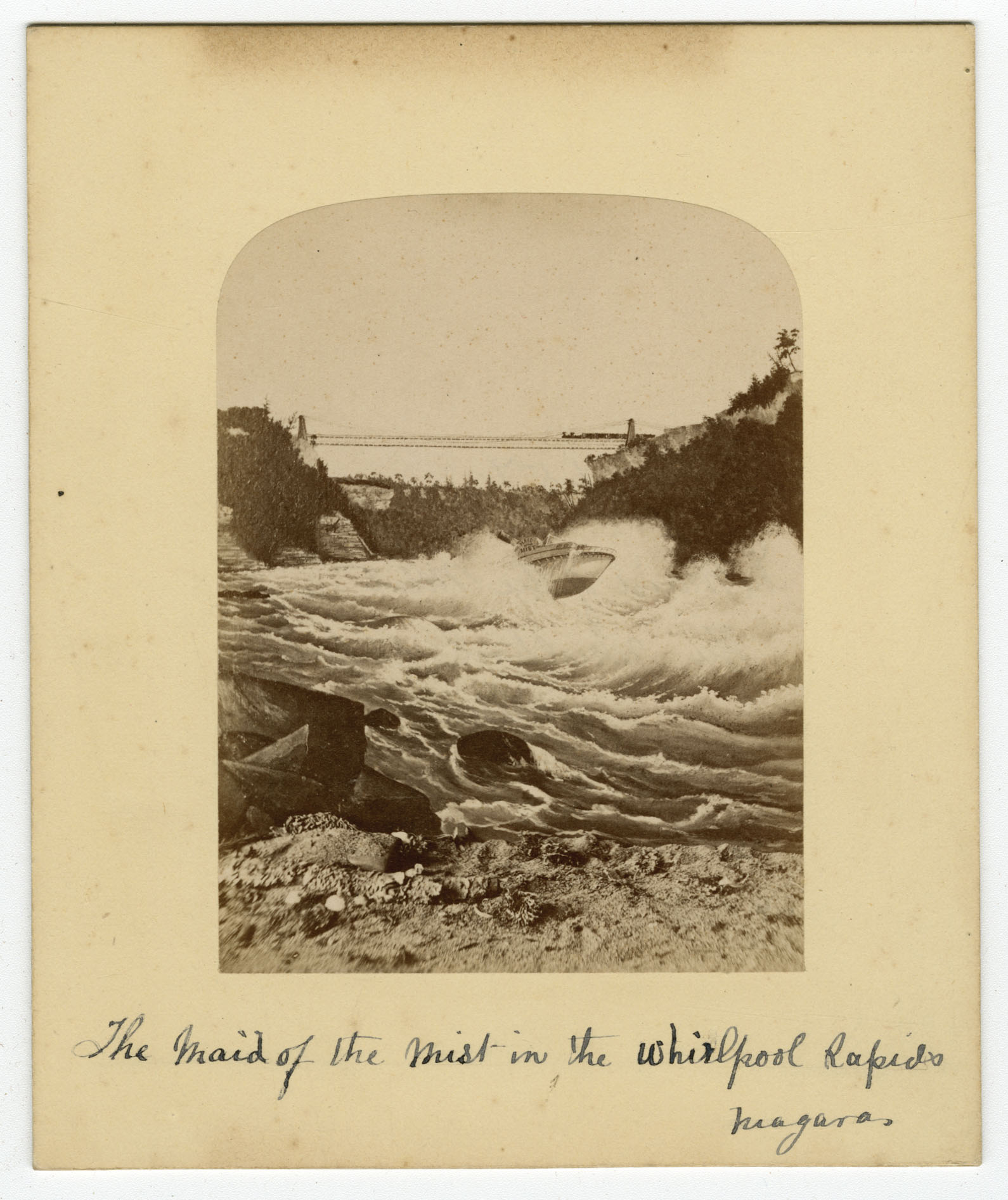 The Maid of the Mist in the Whirlpool Rapids, Niagara